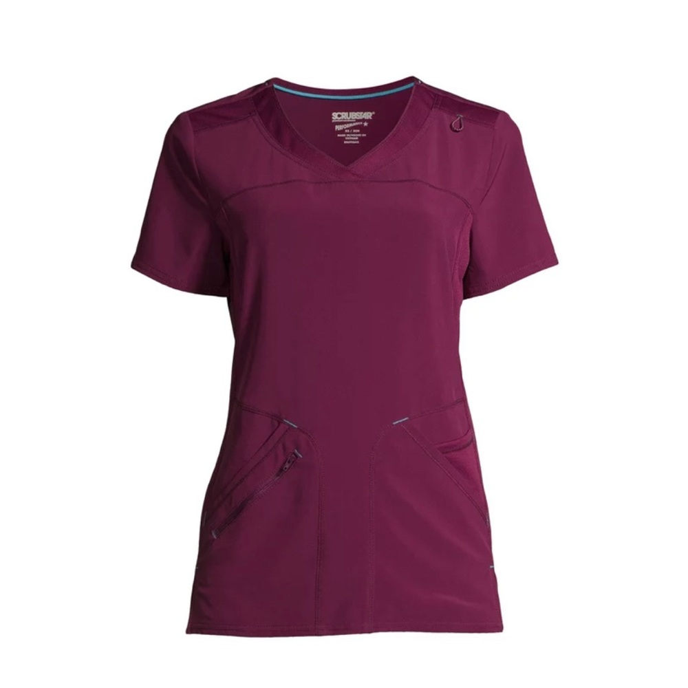 SET scrubstar Women Antimicrobial Performance Yoga Scrub Pants & V-neck Top